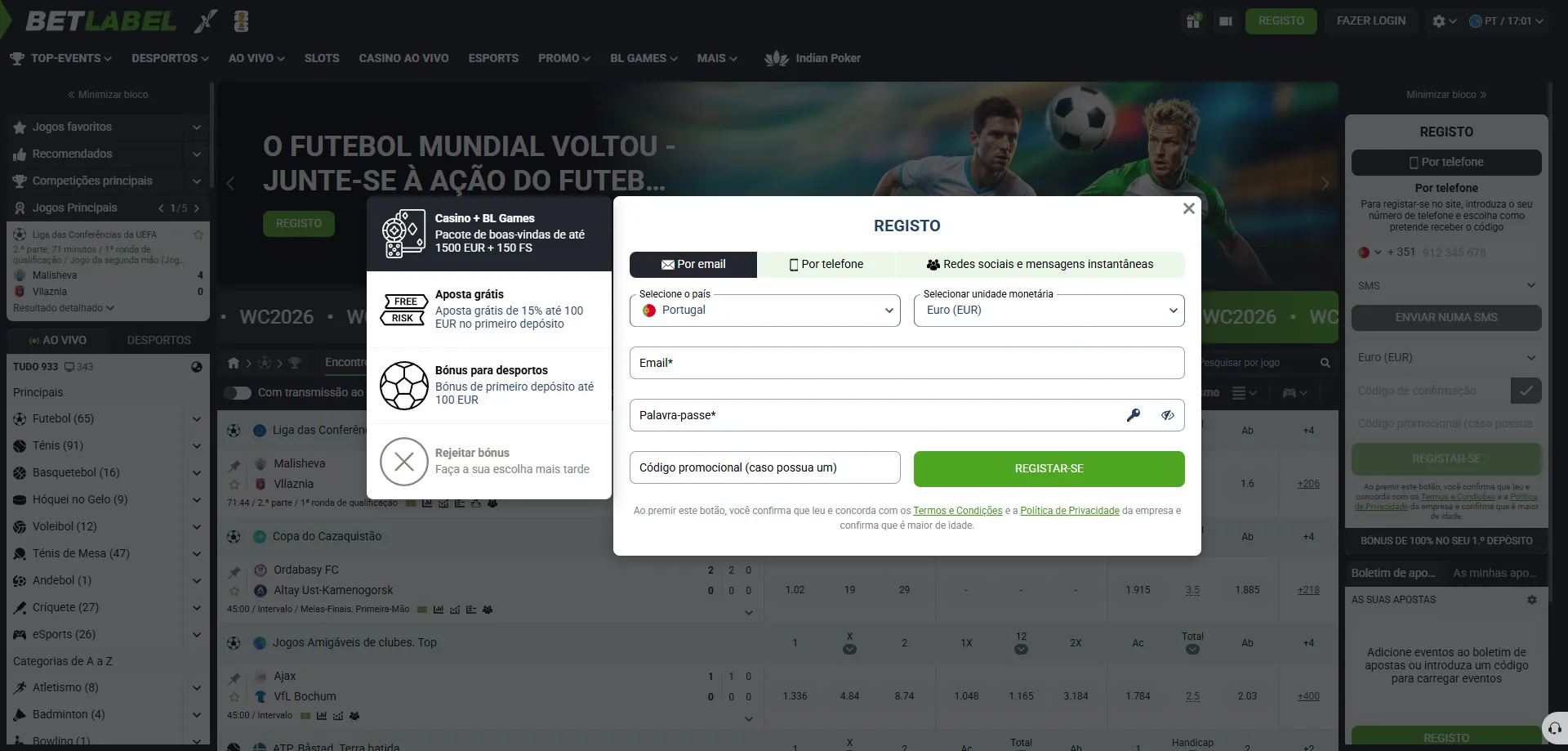 Cadastro no BetLabel Casino Brasil — passo a passo para iniciantes